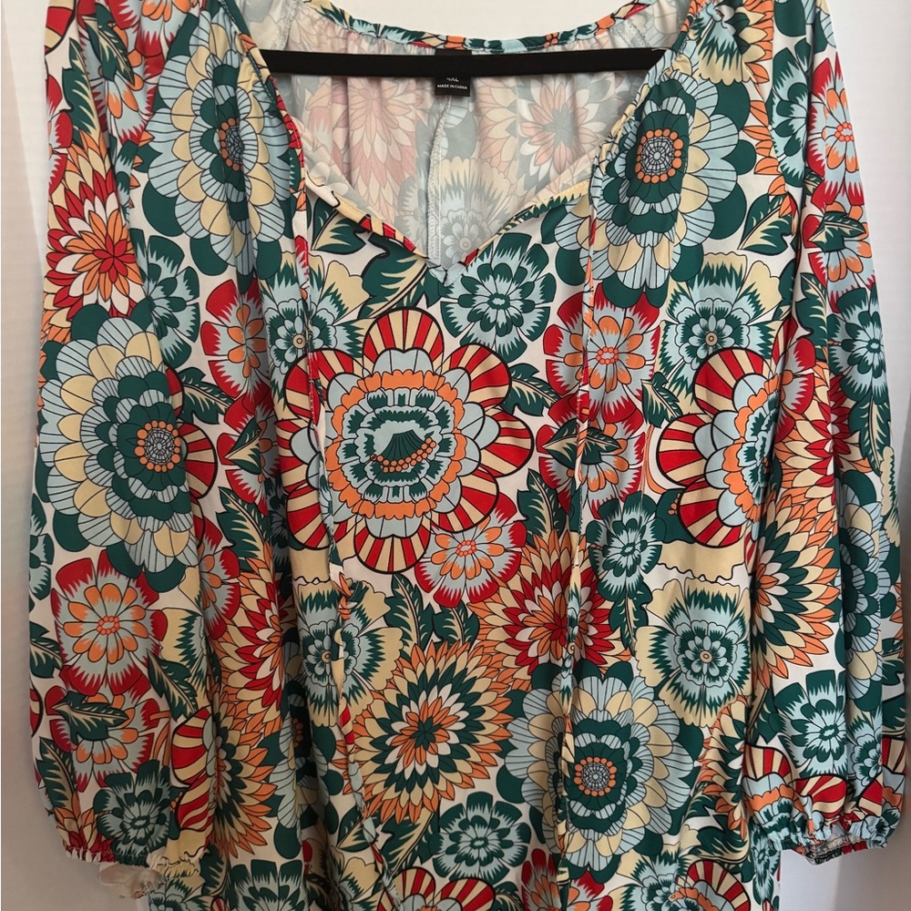 Floral Print Women's Top